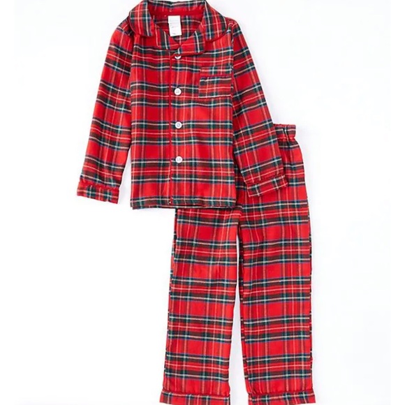 Edgehill Collection Christmas Plaid Family Matching 2 Piece Pajama Set - Picture 2 of 9